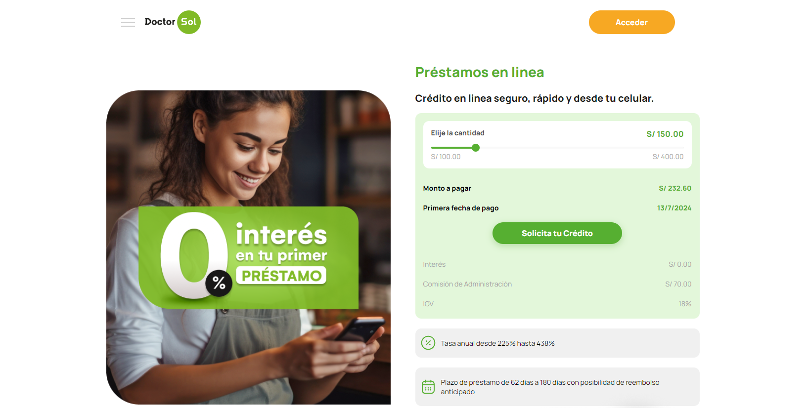 Préstamos sin Intereses en Perú